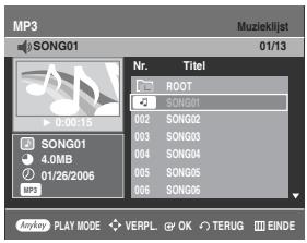 SAMSUNG DVD-R128 - Knoppen op de afstandsbedieling voor het afspelen van muziek-CD's (CDDA) - 4