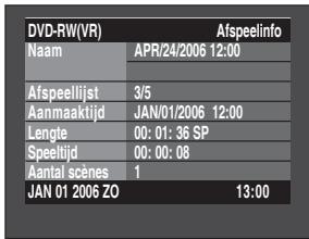 SAMSUNG DVD-R128 - Druk op de ▲▼ toetsen om Afspelen te selecteren. Druk verwolgens op de OK toets. - 3