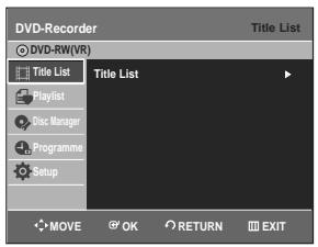 SAMSUNG DVD-R128 - On-Screen Menu Navigation - 2