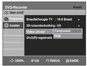 SAMSUNG DVD-R128 - De opties voor videouitvoer instellen - 4