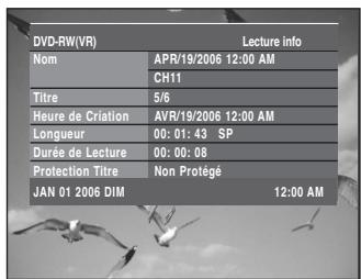 SAMSUNG DVD-R135 - Utilisation de la touche MENU - 6