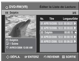 SAMSUNG DVD-R135 - Appuyez sur les touches ▲▼ △▶ pour sélectionner Enreg., puis appuyez sur la touche ENTER. - 1