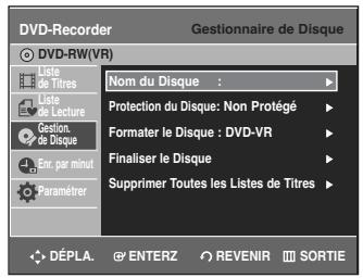 SAMSUNG DVD-R135 - Formater un disque - 3