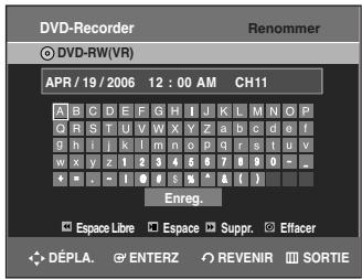 SAMSUNG DVD-R135 - Utilisation de la touche TITLE LIST - 4