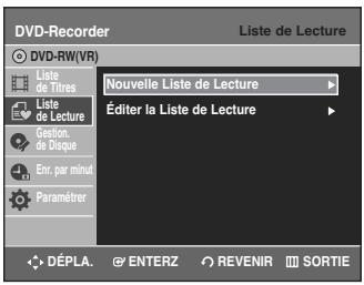 SAMSUNG DVD-R135 - Créer une Liste de lecture - 2