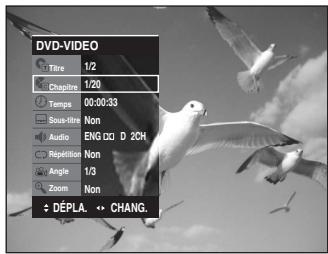 SAMSUNG DVD-R135 - Appuyez sur la touche ANYKEY en cours de lecture. - 1