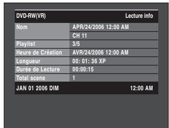 SAMSUNG DVD-R135 - Appuyez sur les touches  pour selectionner Lecture, puis appuyez sur la touche ENTER. - 4