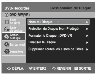 SAMSUNG DVD-R135 - Finaliser un disque - 4