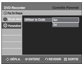 SAMSUNG DVD-R135 - Contrôle parental - 7