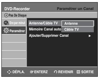 SAMSUNG DVD-R135 - Mémorisation automatique des chaînes - 5