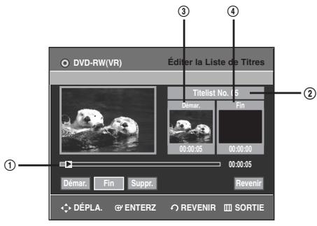 SAMSUNG DVD-R135 - Appuyez sur la touche ENTER au point de démarrage. - 2