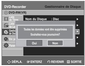 SAMSUNG DVD-R135 - Appuyez sur les touches  pour selectionner le mode souhaite, puis appuyez sur ENTER. - 1