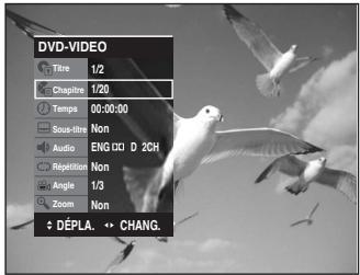 SAMSUNG DVD-R135 - Atteindre directement une scene à l'aide de la touche ANY KEY - 5