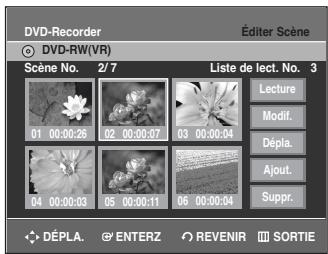 SAMSUNG DVD-R135 - Modifier une scene (Remplacer une scene) - 5