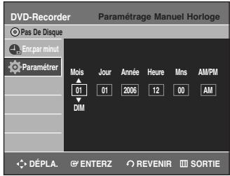 SAMSUNG DVD-R135 - Pour régler, suivez les étapes 1 à 3 à la page 29. - 2