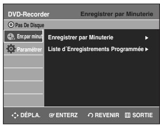 SAMSUNG DVD-R135 - Appuyez sur la touche MENU lorsque l'appareil est en Mode arrêt/Mode aucun disque. - 1