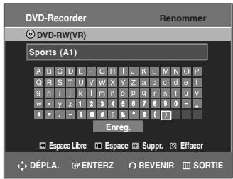 SAMSUNG DVD-R135 - Utilisation de la touche TITLE LIST - 5