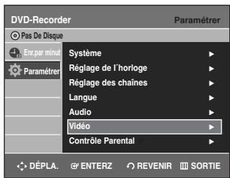 SAMSUNG DVD-R135 - Paramètres video (Affichage) - 3