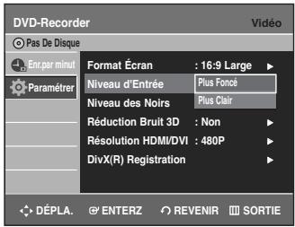 SAMSUNG DVD-R135 - Paramètres video (Affichage) - 5