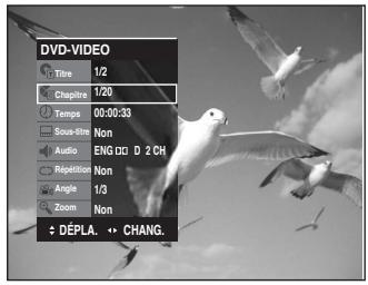 SAMSUNG DVD-R135 - Atteindre directement une scene à l'aide de la touche ANY KEY - 7