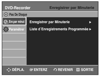 SAMSUNG DVD-R135 - Appuyez sur la touche MENU lorsque l'appareil est en Mode arrêt/Mode aucun disque. - 1