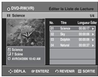SAMSUNG DVD-R135 - L'appareil étant en mode d'arrêt, appuyez sur la touche PLAY LIST. - 1