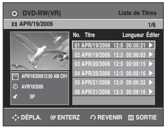 SAMSUNG DVD-R135 - Utilisation de la touche MENU - 2