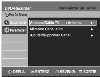 SAMSUNG DVD-R135 - Mémorisation automatique des chaînes - 4