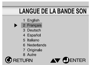 SAMSUNG DVD-S224 - Choix de la langue des sous-titres - 1