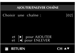SAMSUNG DVD-V4700 - Ajouter/Enlever des Canaux - 3