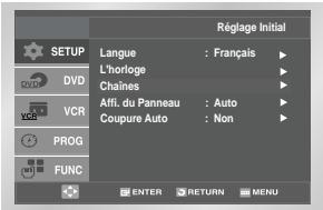 SAMSUNG DVD-V4700 - Ajouter/Enlever des Canaux - 1