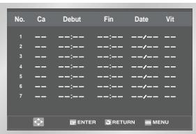 SAMSUNG DVD-V4700 - Programmation quotidienne/hebdomadaire - 1