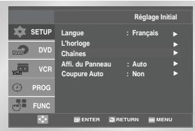 SAMSUNG DVD-V4700 - Réglage du Syntoniseur - 1