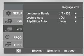 SAMSUNG DVD-V4700 - Sélectionner "Lecture Auto" - 1