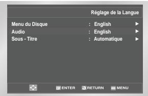 SAMSUNG DVD-V4700 - Langue Audio - 2