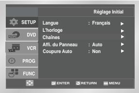 SAMSUNG DVD-V4700 - Rechercher Chaines - 1
