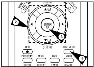 SAMSUNG DVD-V4700 - Touche ENTER - 1