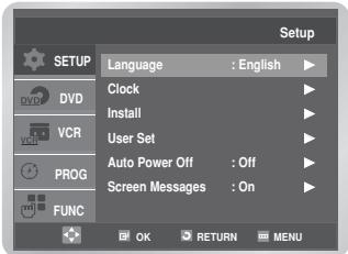 SAMSUNG DVD-V6700S - Selecting the Colour Mode - 1