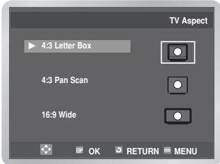 SAMSUNG DVD-V6700S - Setting Up the Display Options - 3