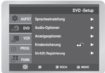 SAMSUNG DVD-V6700S - Konfigurieren der Anzeigeoptionen - 1