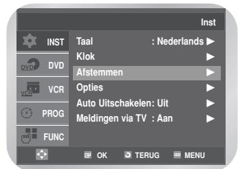SAMSUNG DVD-V6700S - Druk op de toets MENU - 1