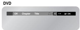 SAMSUNG DVD-V6700S - A to B Repeat - 2