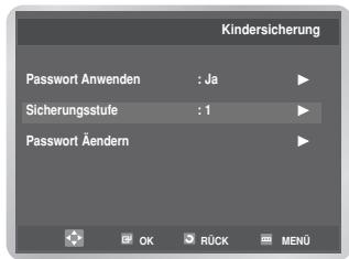 SAMSUNG DVD-V6700S - Einrichten der Freigabeebene - 1