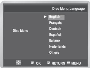 SAMSUNG DVD-V6700S - Using the Disc Menu Language - 3