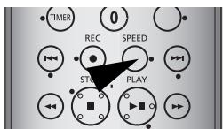 TIMER 0 REC SPEED STOP PLAY