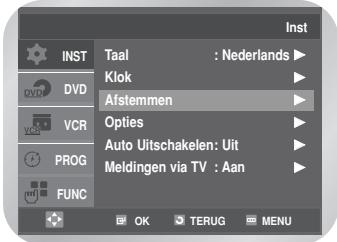 SAMSUNG DVD-V6700S - De tabel met geprogrammeerde zenders wijzigen - 1