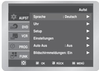 SAMSUNG DVD-V6700S - Festlegen der Menüprache - 1