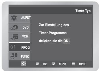 SAMSUNG DVD-V6700S - Verwendung der Timer Programmfunktion - 1