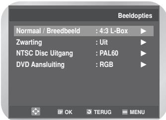 SAMSUNG DVD-V6700S - De beeldopties instellen - 2