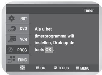 SAMSUNG DVD-V6700S - De timerprogrammering gebruiken - 1